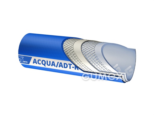 Hadica na pitnú vodu ACQUA/ADT-K, 19/27mm, 16bar, technopolymér/technopolymér, -30°C/+90°C, modrá